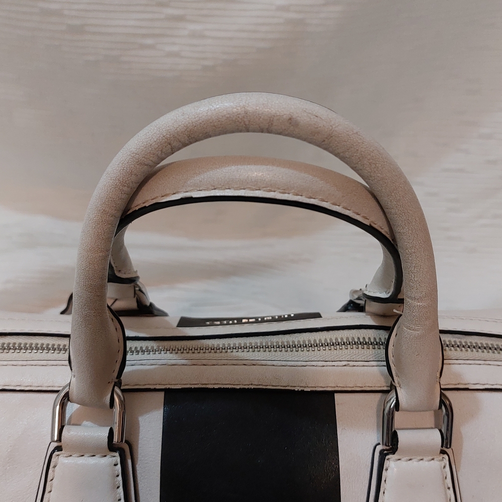 Michael Kors Ivory and Ebony Satchel - Picture 7 of 16